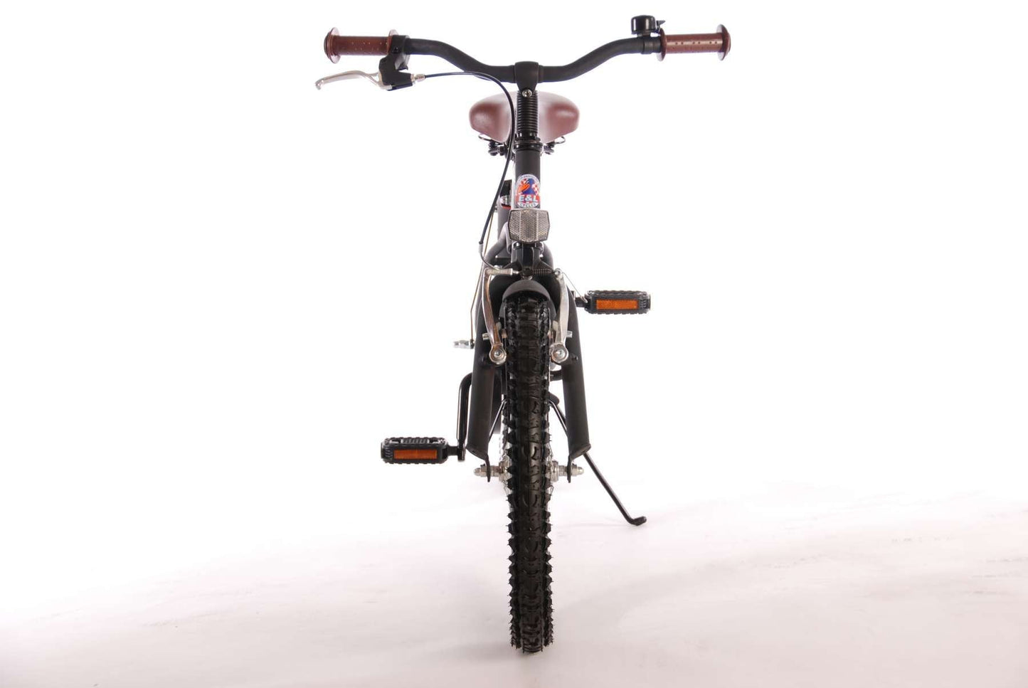 Volare Black Cruiser Barncykel 18 tum, Svart - Lilla Cykelbutiken