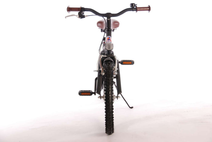 Volare Black Cruiser Barncykel 18 tum, Svart - Lilla Cykelbutiken