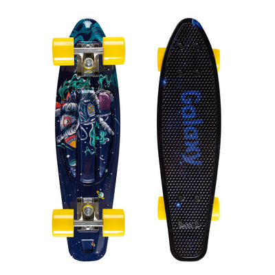QKIDS GALAXY Skateboard, Spaceman - Lilla Cykelbutiken