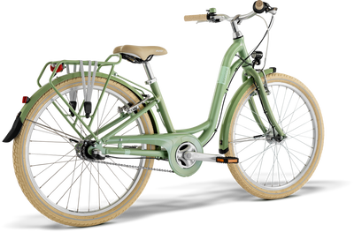 Juniorcykel - 24 Tum - 8 år - 3 Gear - Dynamo Lampa - Puky Skyride Classic