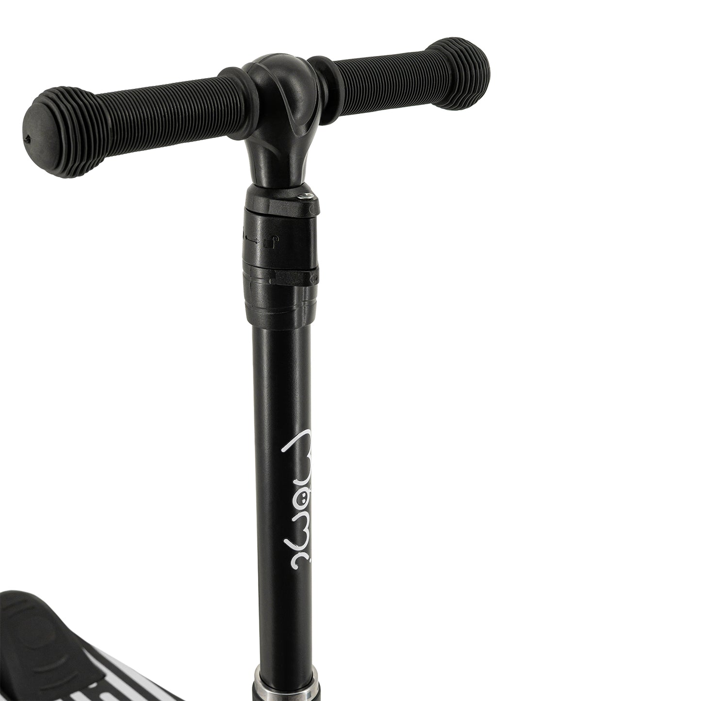 MoMi SAN Sparkcykel Svart – Hopfällbar Sparkcykel med LED-hjul, Grå