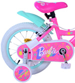 Barbie Barncykel Två Handbromsar 14 tum, Rosa - Lilla Cykelbutiken