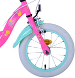 Barbie Barncykel Två Handbromsar 14 tum, Rosa - Lilla Cykelbutiken