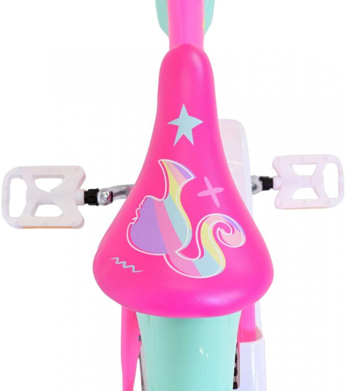 Barbie Barncykel 14 tum, Rosa - Lilla Cykelbutiken