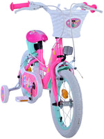 Barbie Barncykel Två Handbromsar 14 tum, Rosa - Lilla Cykelbutiken