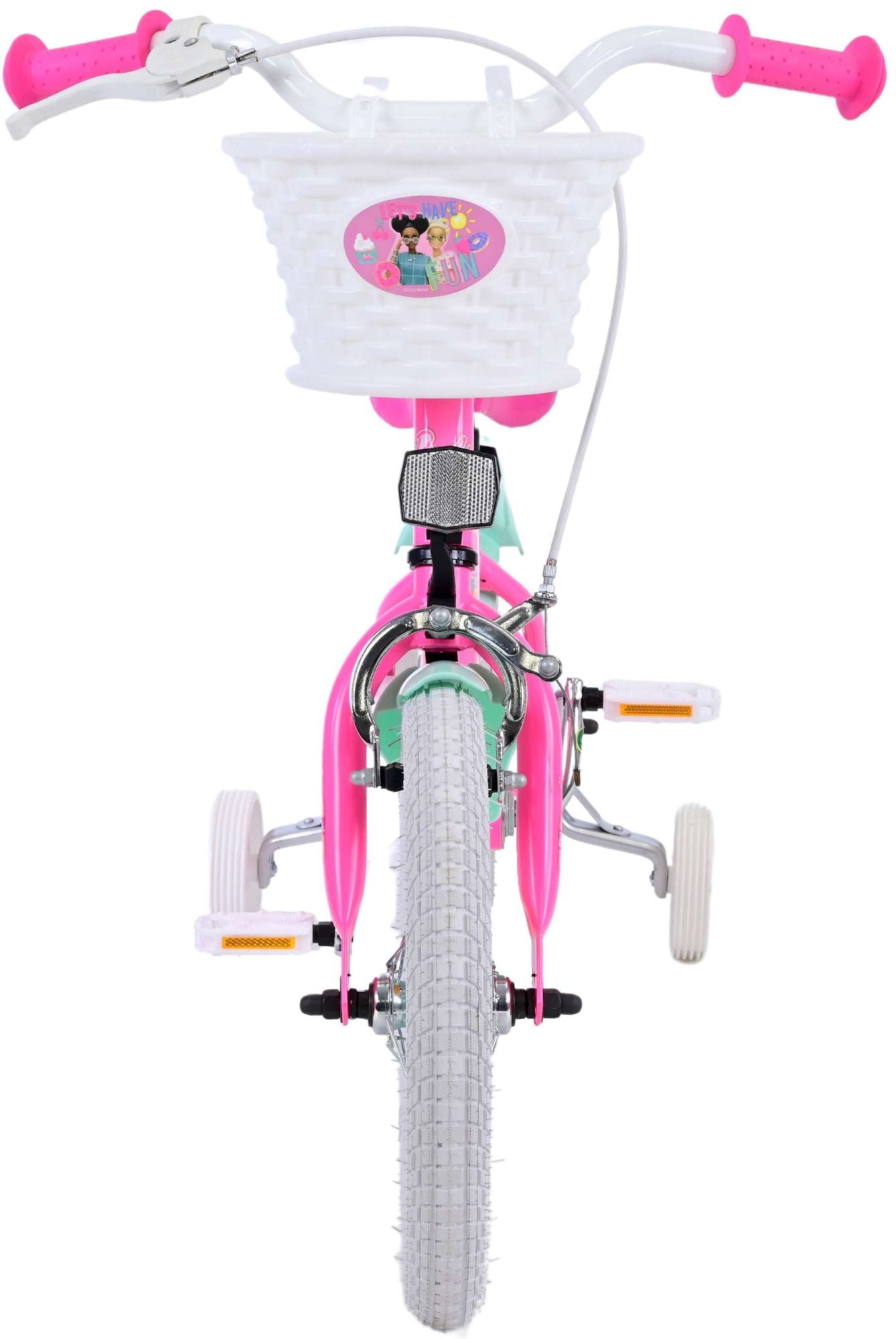 Barbie Barncykel 14 tum, Rosa - Lilla Cykelbutiken