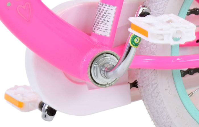 Barbie Barncykel 14 tum, Rosa - Lilla Cykelbutiken