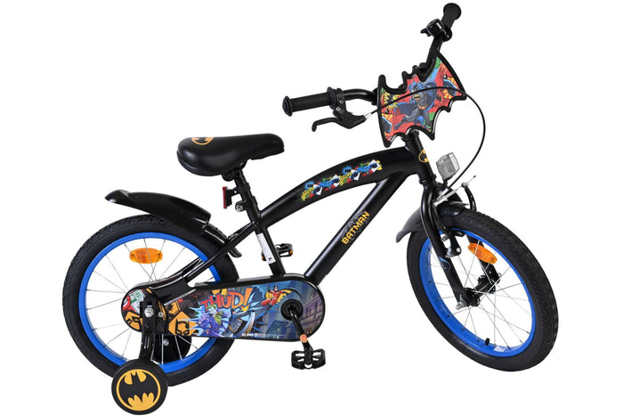 Batman 16 Tum Barncykel, Svart/Blå -  För barn 4-6 år