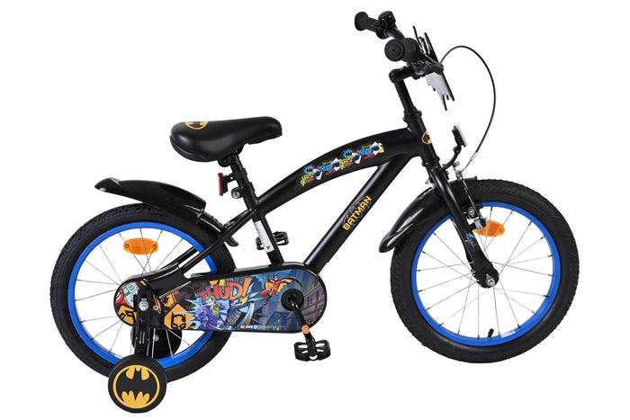 Batman 16 Tum Barncykel, Svart/Blå -  För barn 4-6 år