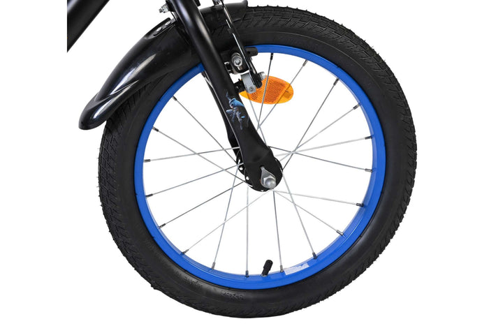 Batman 16 Tum Barncykel, Svart/Blå -  För barn 4-6 år