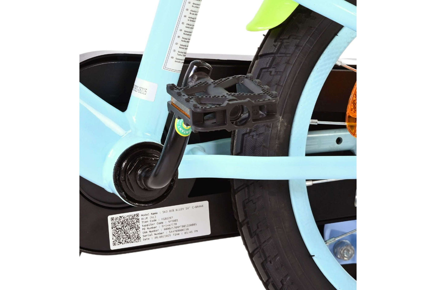 Volare Bluey 14 tum barncykel - För barn 3-5 år