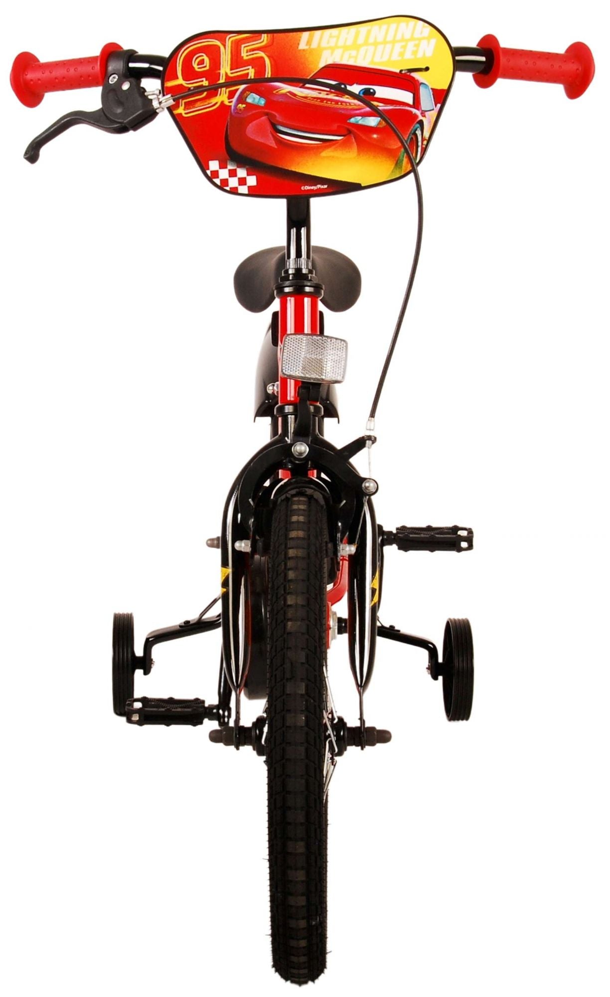 Disney Bilar Barncykel 16 tum, Röd - Lilla Cykelbutiken