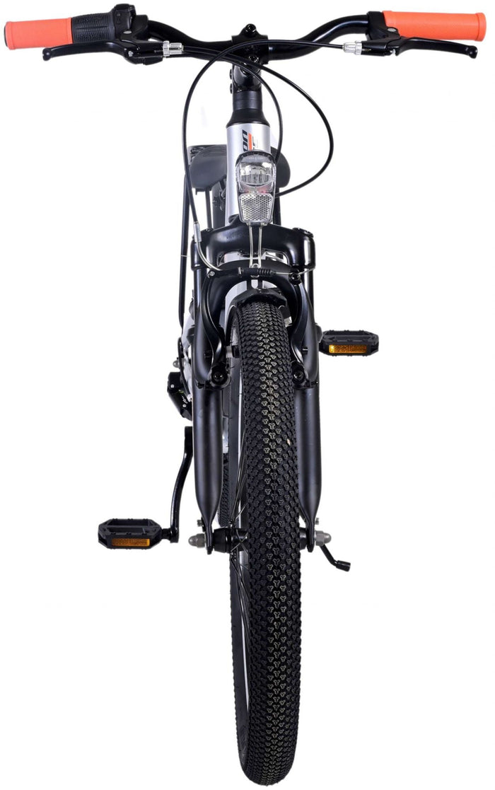 Volare Cross Barncykel 20 tum, Silver 6 Växlar - Lilla Cykelbutiken