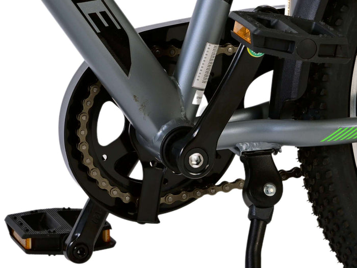 Volare Cross Barncykel 20 tum, Mörkgrå - Lilla Cykelbutiken