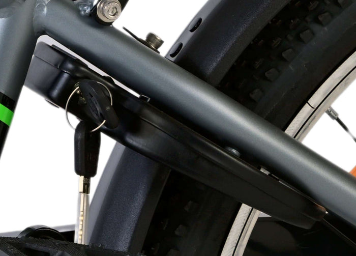 Volare Cross Barncykel 20 tum, Mörkgrå - Lilla Cykelbutiken