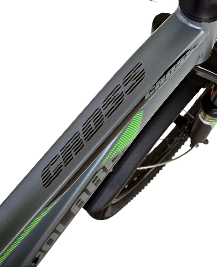 Volare Cross Barncykel 20 tum, Mörkgrå - Lilla Cykelbutiken