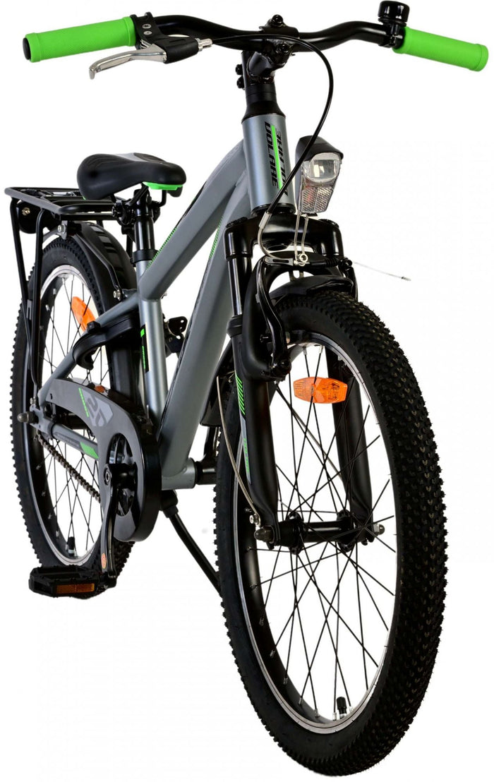 Volare Cross Barncykel 20 tum, Mörkgrå - Lilla Cykelbutiken