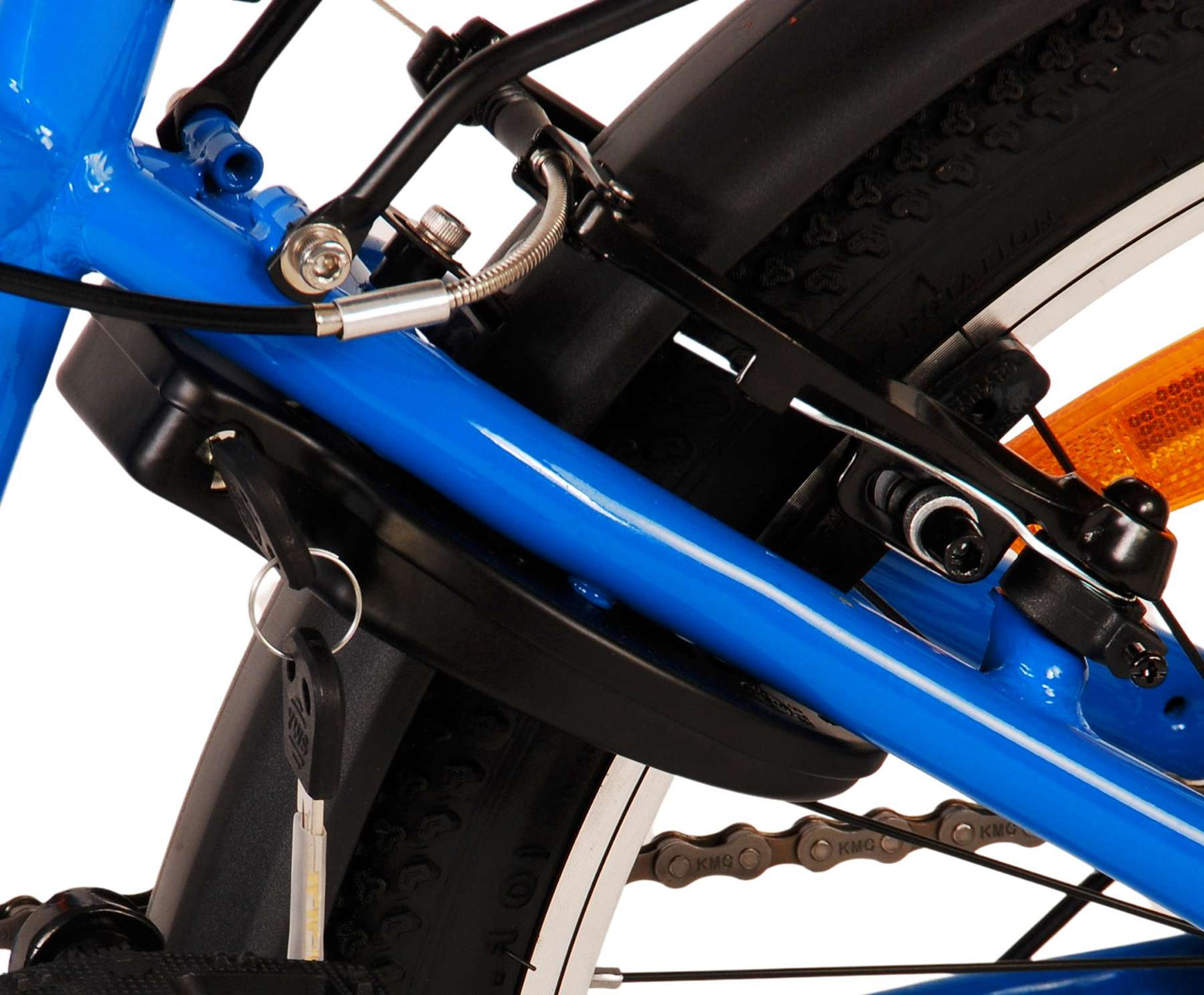 Volare Cross Barncykel 20 tum, Blå 6 Växlar - Lilla Cykelbutiken