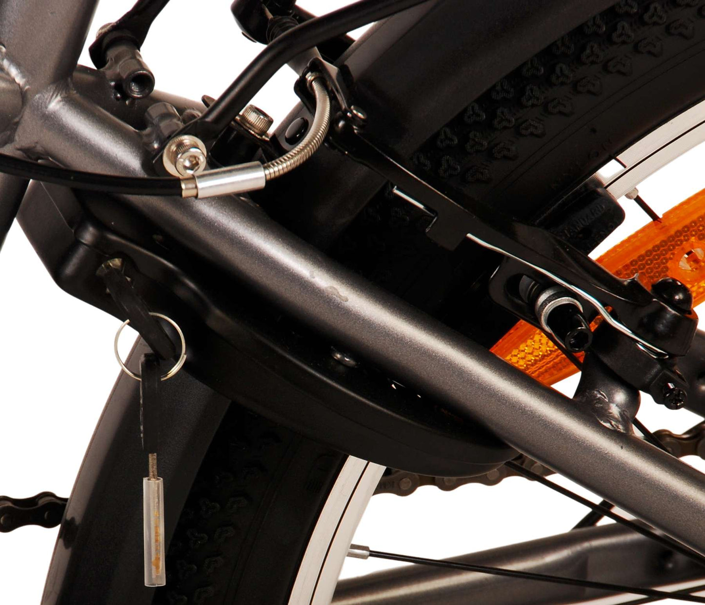 Volare Cross Barncykel 20 tum, Grå 6 Växlar - Lilla Cykelbutiken