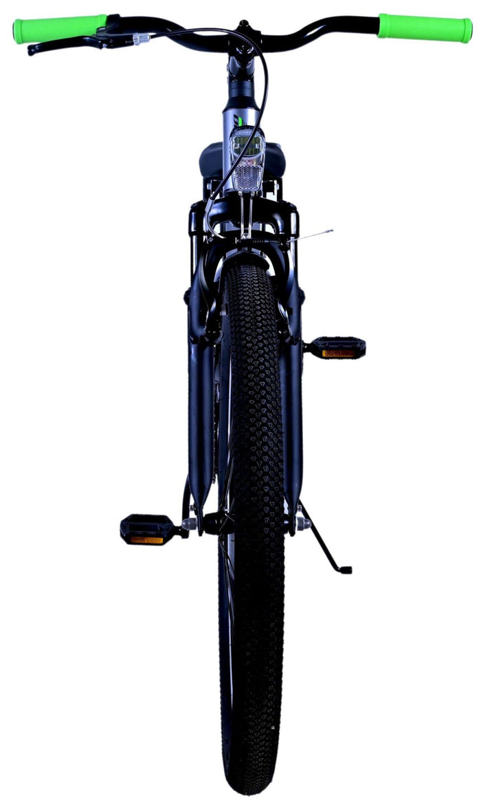 Volare Cross Barncykel 24 tum, Mörkgrå - Lilla Cykelbutiken