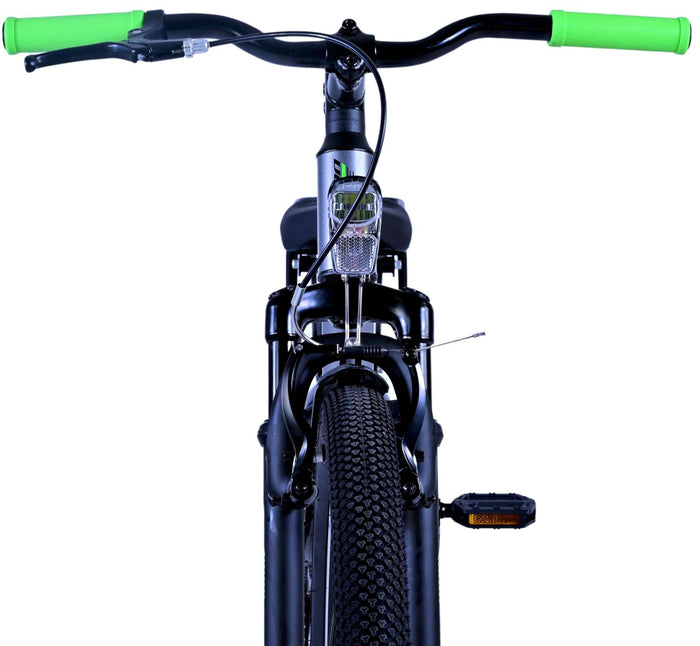 Volare Cross Barncykel 24 tum, Mörkgrå - Lilla Cykelbutiken