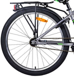 Volare Cross Barncykel 24 tum, Mörkgrå - Lilla Cykelbutiken