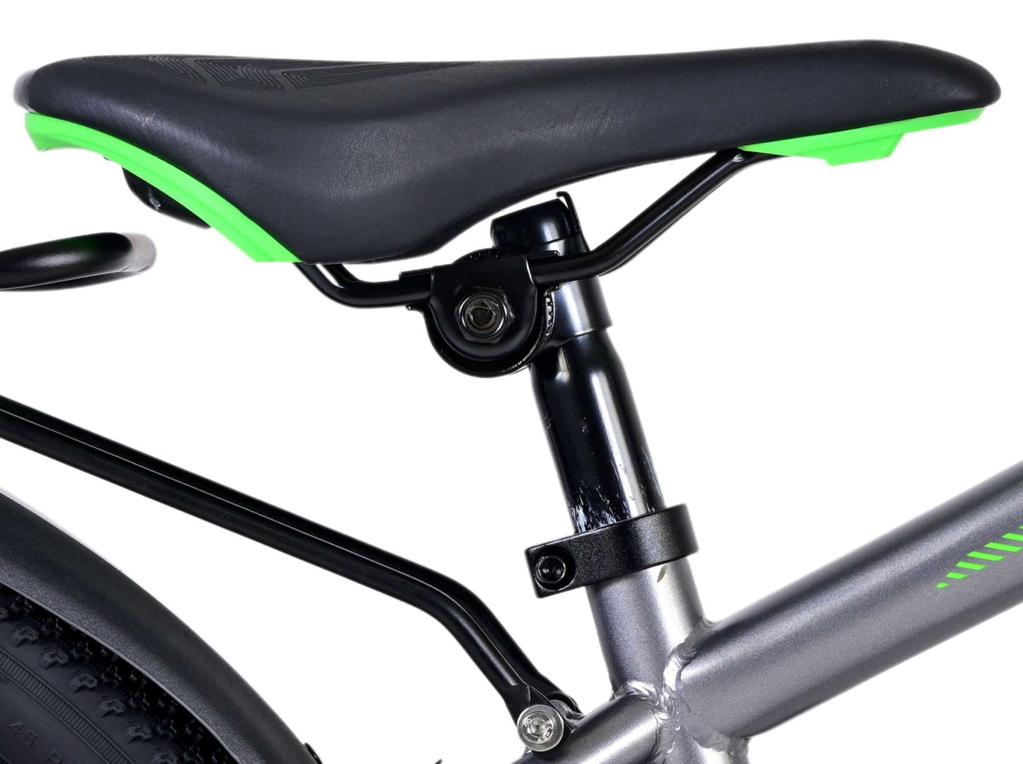 Volare Cross Barncykel 24 tum, Mörkgrå - Lilla Cykelbutiken