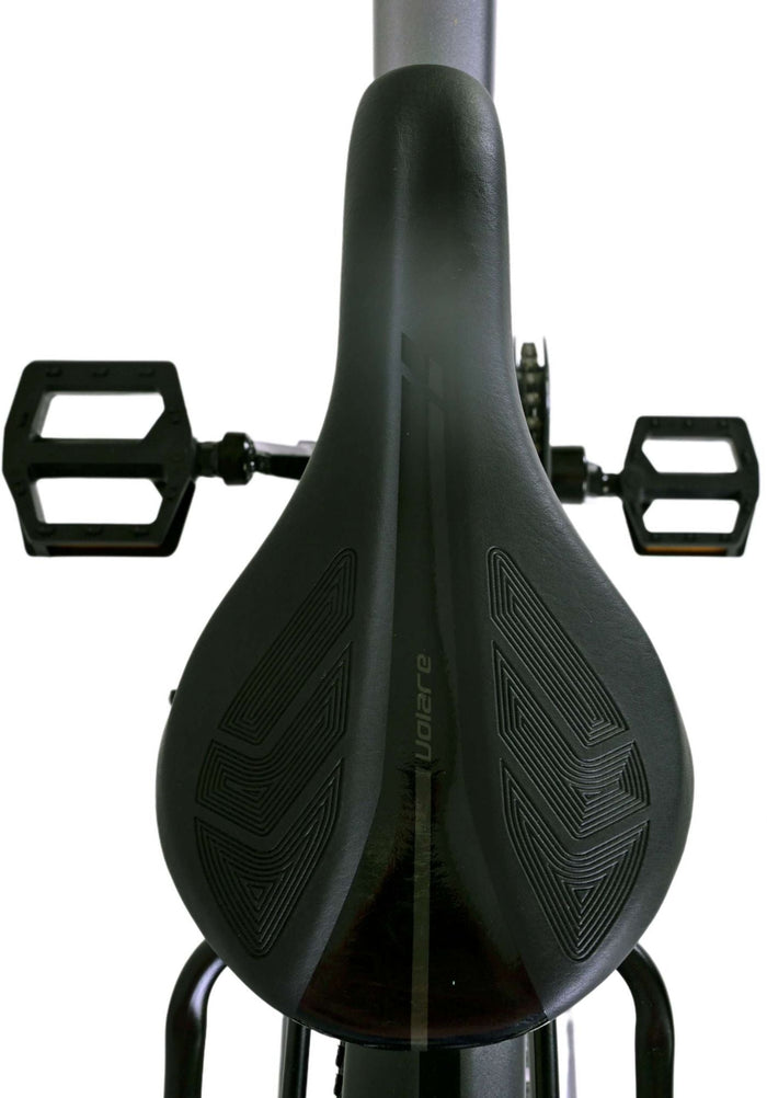 Volare Cross Barncykel 24 tum, Mörkgrå - Lilla Cykelbutiken