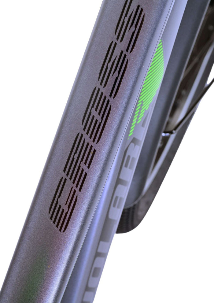 Volare Cross Barncykel 24 tum, Mörkgrå - Lilla Cykelbutiken