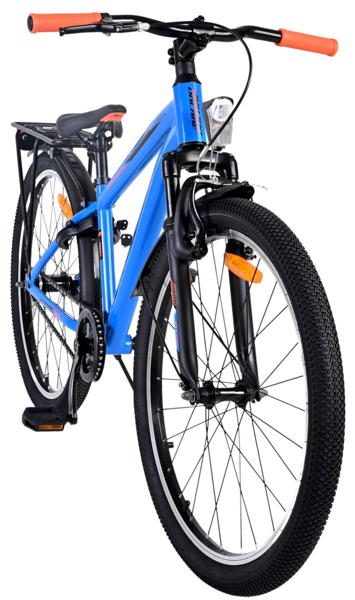 Volare Cross Barncykel 24 tum, Blå - Lilla Cykelbutiken