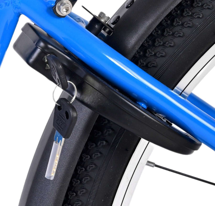 Volare Cross Barncykel 24 tum, Blå - Lilla Cykelbutiken
