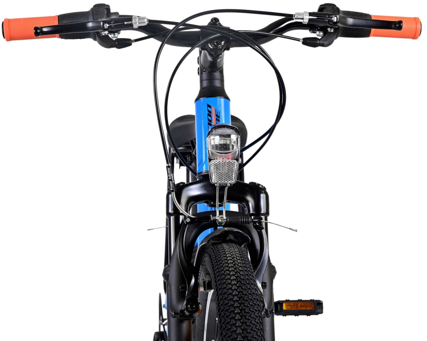 Volare Cross Barncykel 24 tum, Blå 18 Växlar Två Handbromsar - Lilla Cykelbutiken