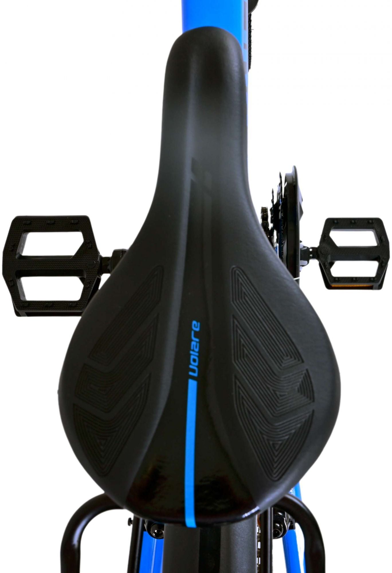 Volare Cross Barncykel 24 tum, Blå 18 Växlar Två Handbromsar - Lilla Cykelbutiken