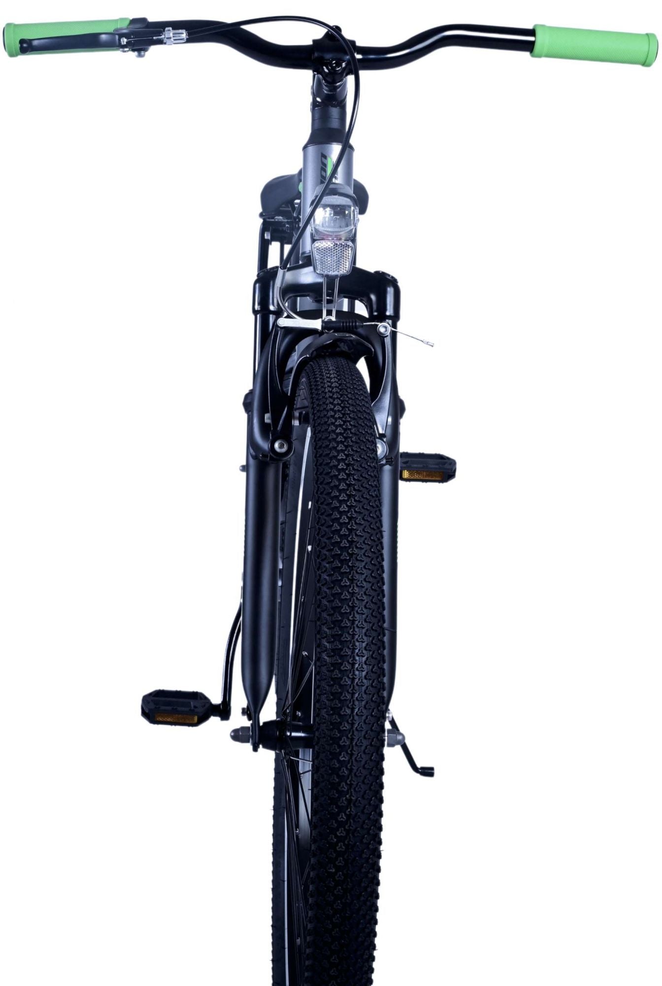 Volare Cross Barncykel 26 tum, Grå - Lilla Cykelbutiken