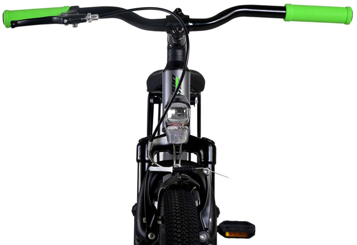 Volare Cross Barncykel 26 tum, Grå - Lilla Cykelbutiken