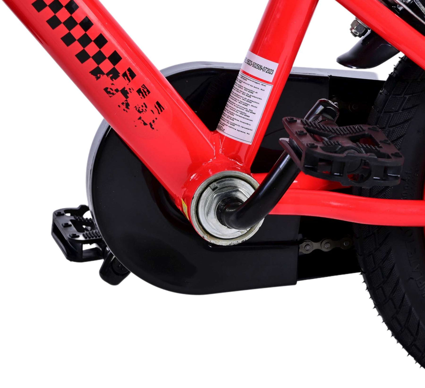 Disney Cars Barncykel Två Handbromsar 12 tum, Röd - Lilla Cykelbutiken