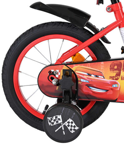 Disney Cars Barncykel 14 tum, Röd - För barn 5-5 år