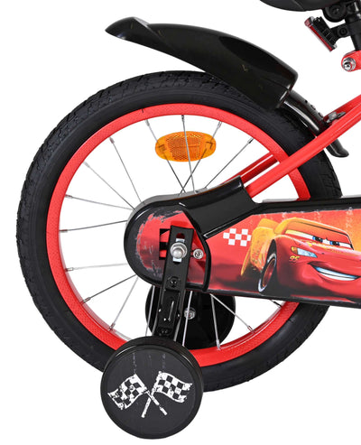 Disney Cars Barncykel 16 tum, Röd - För barn 4-6 år