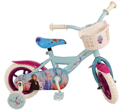 Disney Frozen Barncykel 10 tum, Blå/Lila - Lilla Cykelbutiken
