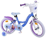 Disney Frozen Barncykel Två Handbromsar 16 tum, Blå/Lila - Lilla Cykelbutiken