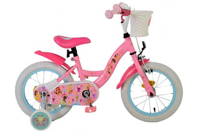 Disney Princess Barncykel 14 tum, Rosa - Lilla Cykelbutiken