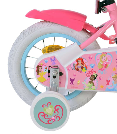Disney Princess Barncykel 12 tum, Rosa - Lilla Cykelbutiken