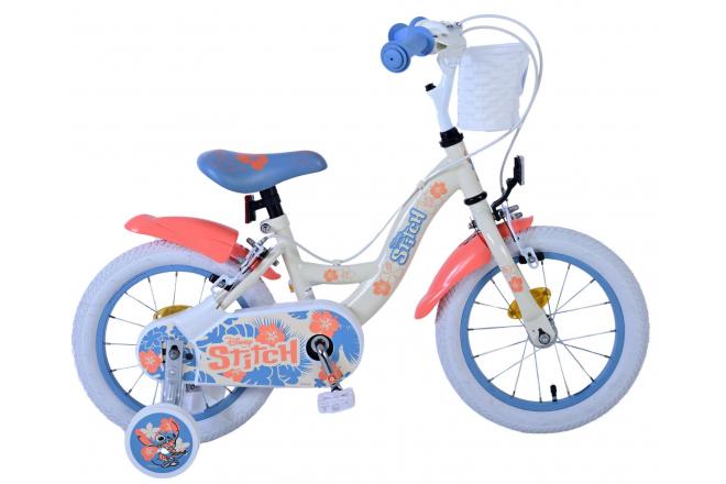 Disney Stitch Barncykel Två Handbromsar, 14 tum - Lilla Cykelbutiken