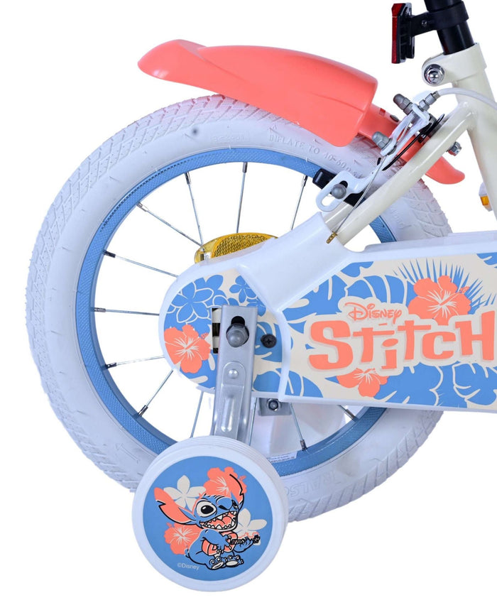 Disney Stitch Barncykel Två Handbromsar, 14 tum - Lilla Cykelbutiken