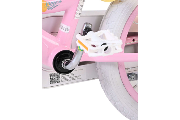 Disney Stitch 14 tum barncykel, Rosa - För barn 3-5 år