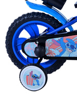 Disney Stitch Barncykel 12 tum, Blå - Lilla Cykelbutiken