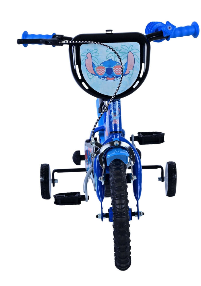 Disney Stitch Barncykel 12 tum, Blå - Lilla Cykelbutiken