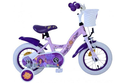 Disney Wish Barncykel 12 tum, Lila - Lilla Cykelbutiken