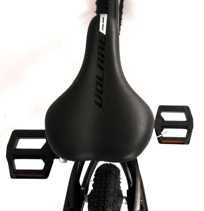 Volare Dynamic Barncykel 20 tum, Matt Svart,7 Växlar - Lilla Cykelbutiken