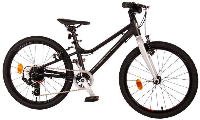 Volare Dynamic Barncykel 20 tum, Matt Svart,7 Växlar - Lilla Cykelbutiken